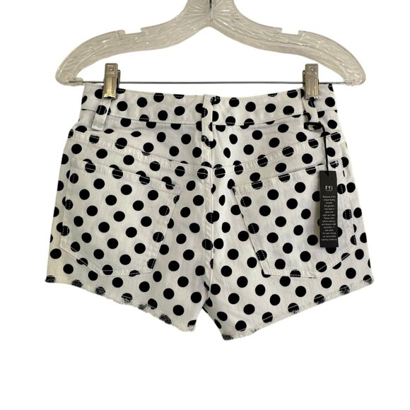 NWT! 3 For $15‼️ BUNDLE & SAVE London Jean High Rise Polka Dots Shorts Size 0 - Picture 2 of 8
